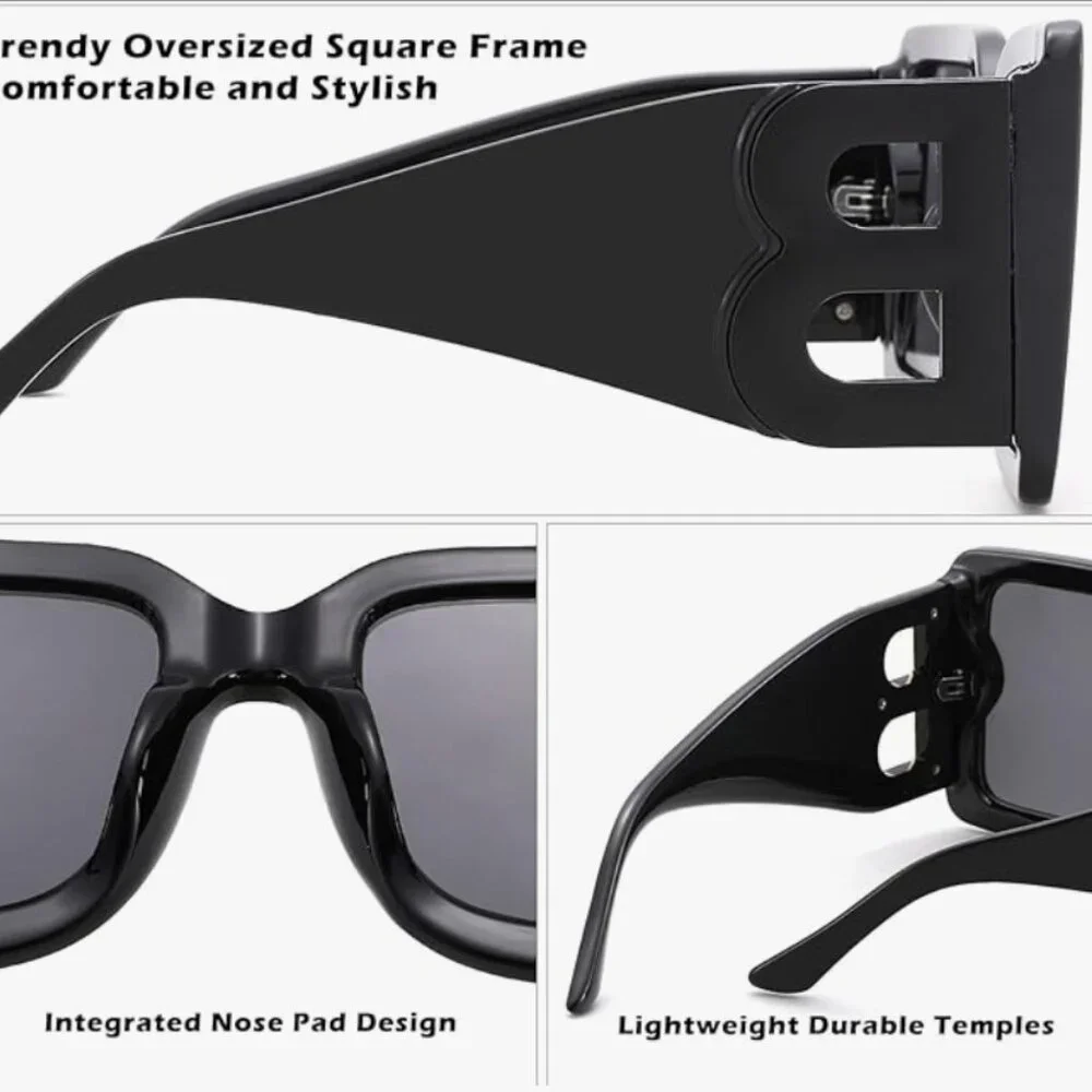 🎉Back in Stock!! Trendy 2024 Oversized Square Sunglasses